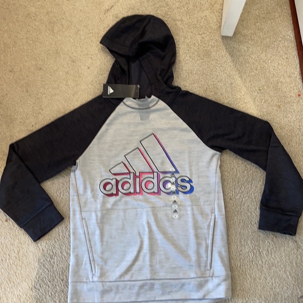 Brand New Adidas Hooded Sweatshirt